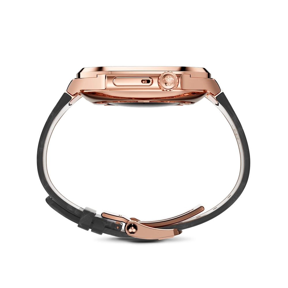 Корпус Apple Watch 45mm - ROYAL45 - Rose Gold Leather