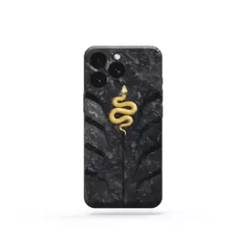 Чехол для iPhone на магните - RSC16 Snake - Gold