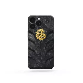 Чехол для iPhone на магните - RSC16 Dragon - Gold